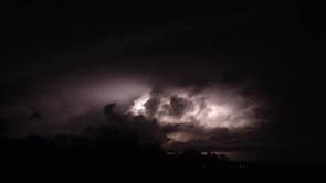 Orages crépusculaires
