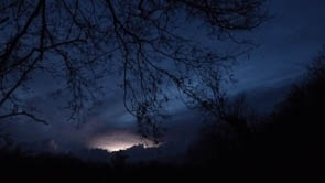 Orages crépusculaires